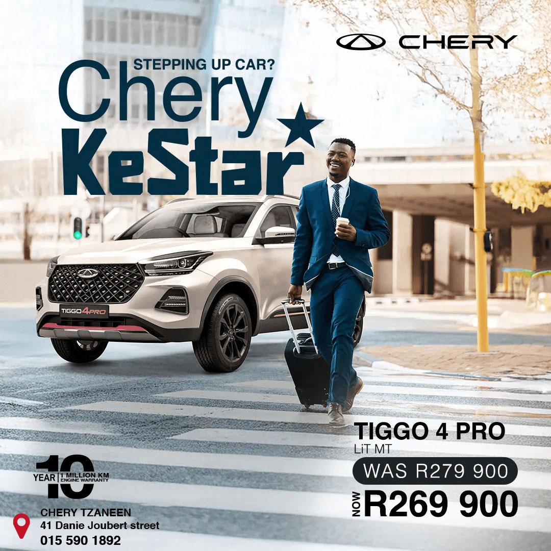 Chery Tiggo 4 Pro Lit MT – Chery Tzaneen
